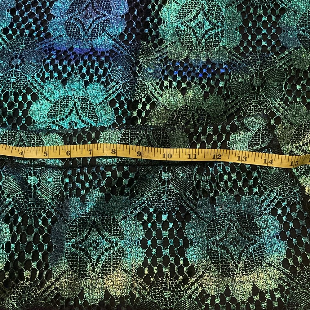 Creatures of the Wind| Women's Floral Paisley Green Straight Skirt |Size 2 - Picture 10 of 11